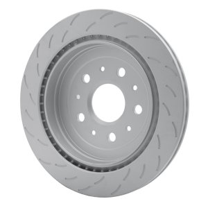 Cadillac CTS Brake Rotor (1) - Left Rear - R1 Concepts - GeoSPEC Coated, Slotted - `15-`19